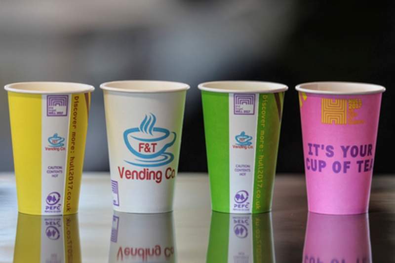 UK’s Benders Papers Cups develops PEFC-certified coffee cups for Falkingham & Taylor