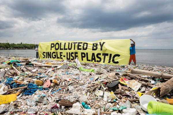 greenpeace, plastic pollution, beach plastic