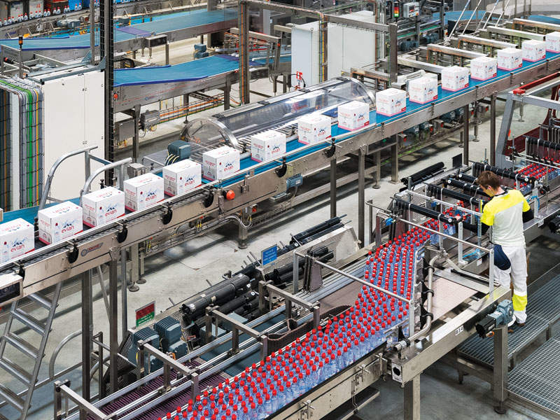 evian bottling plant tour