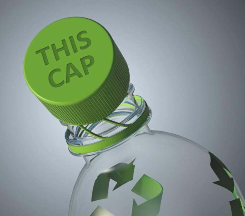 ThisCap develops new tethered cap for bottled beverages
