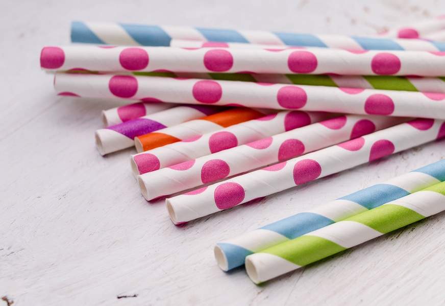 Vegware paper straws