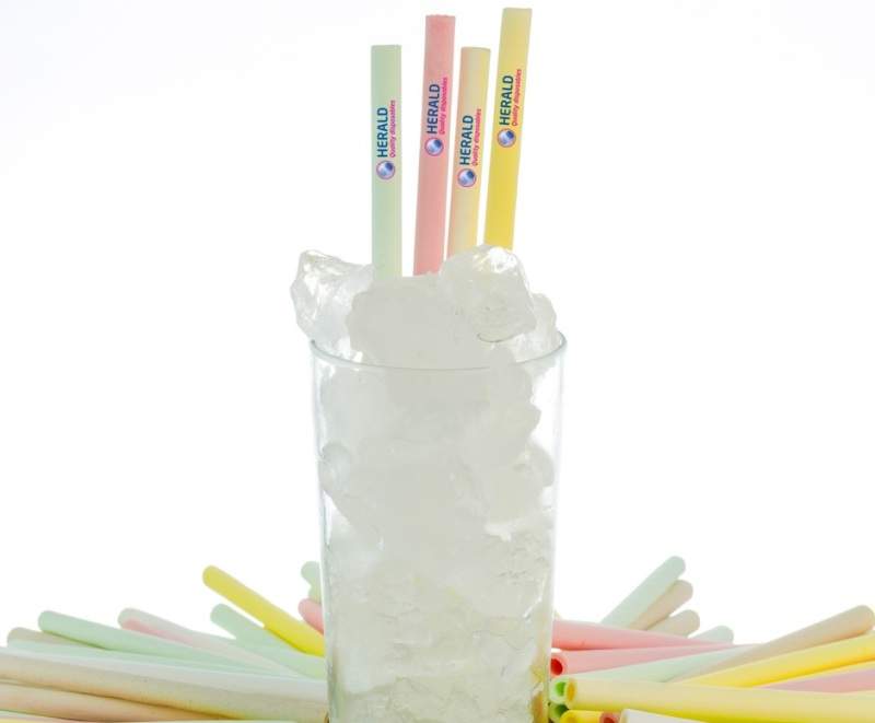 UK supplier Herald introduces customised version of edible straw