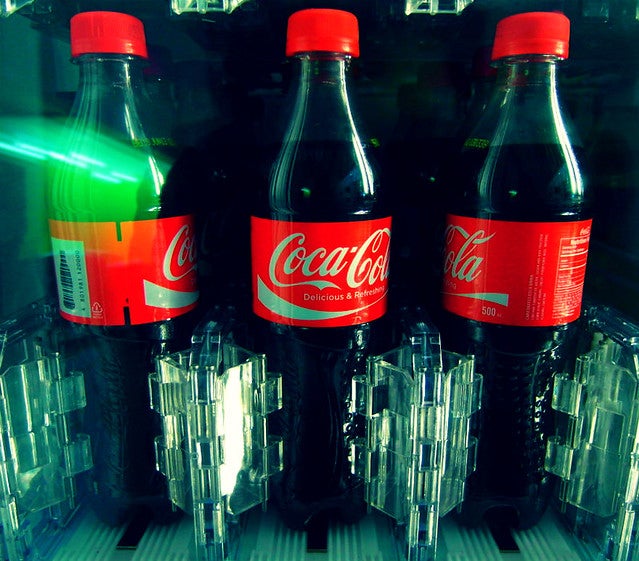 Coca-Cola plastic
