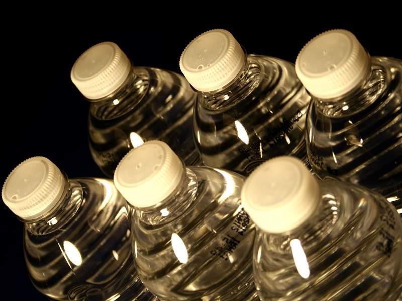 Plastic bottled water