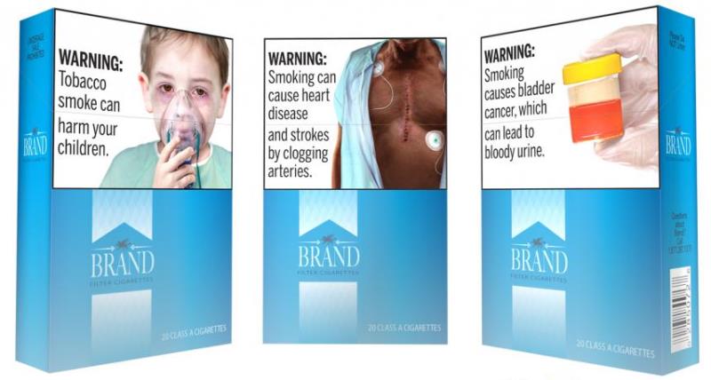 US FDA cigarette packages