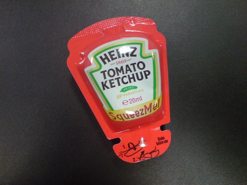 Ketchup sachet