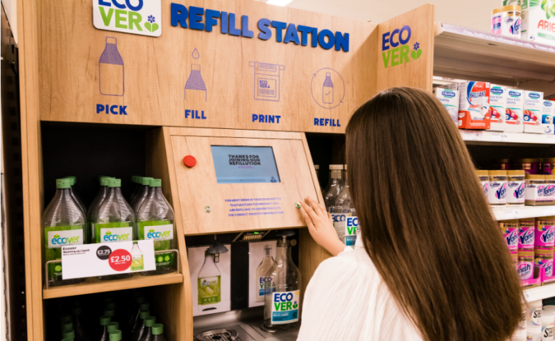 UK retailer Sainsbury’s announces Ecover refill station trial