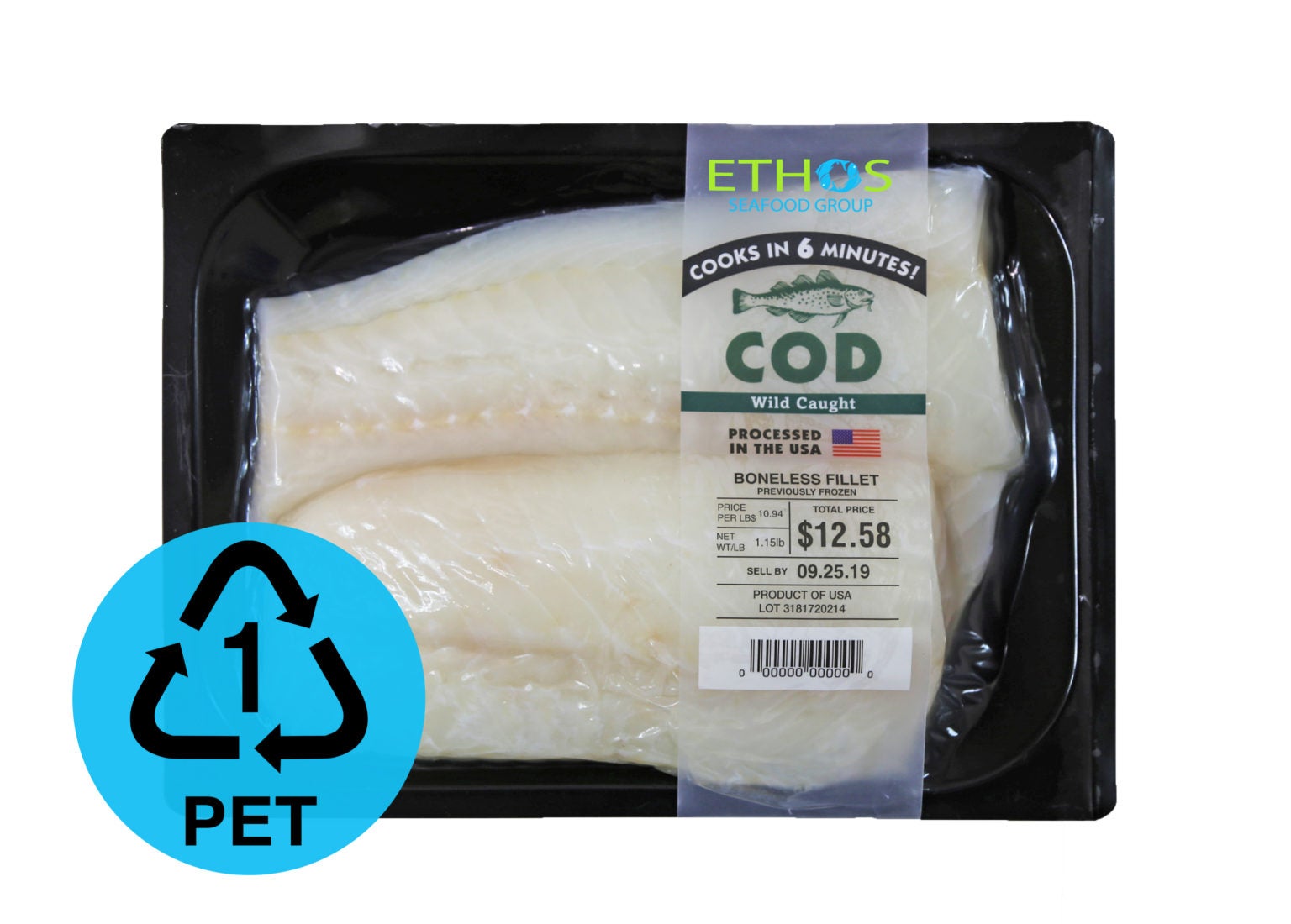 ESG switches seafood packaging to PET recyclable material
