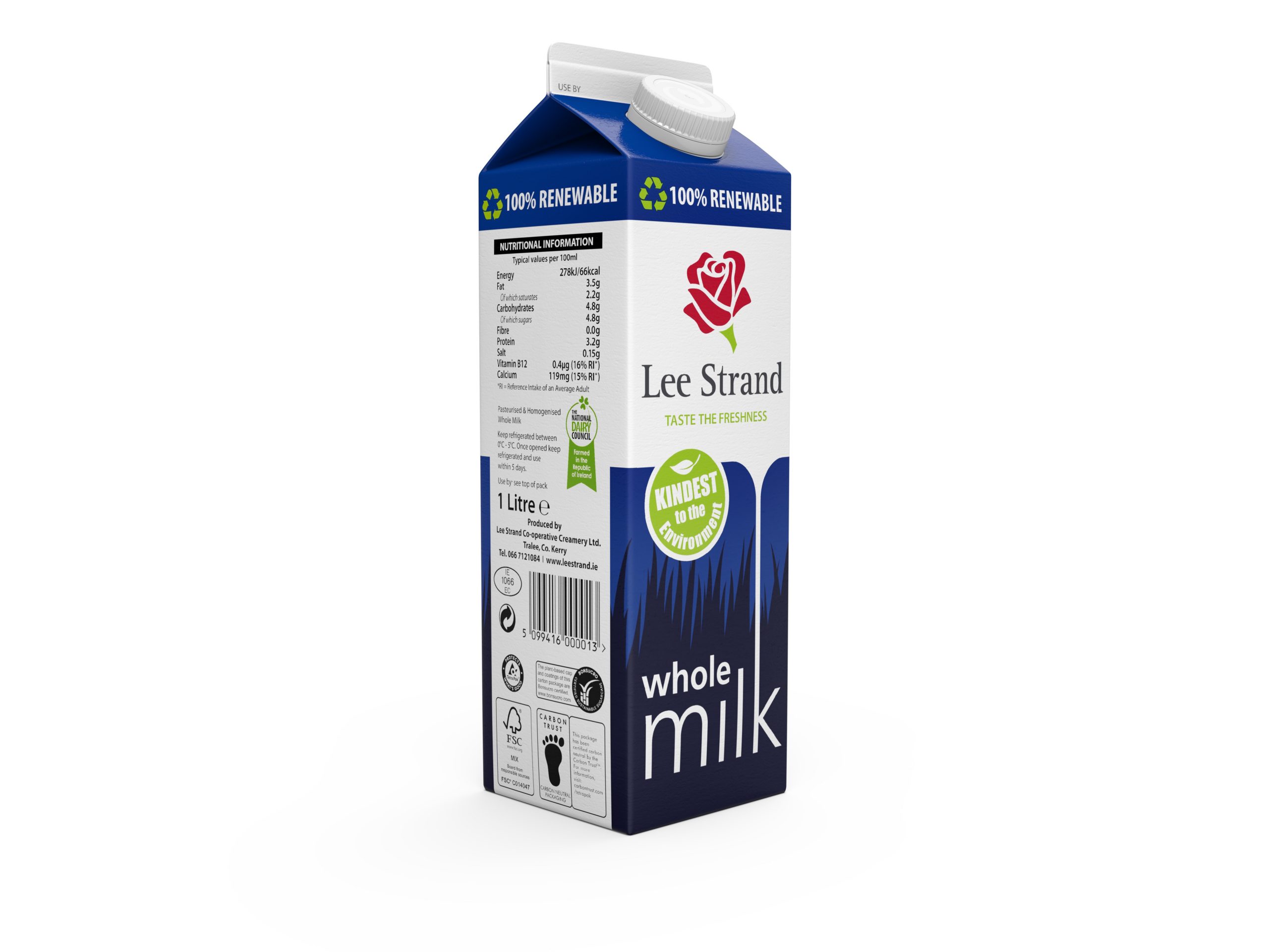 Dairy firm Lee Strand uses Tetra Pak’s Rex Plant-based packaging