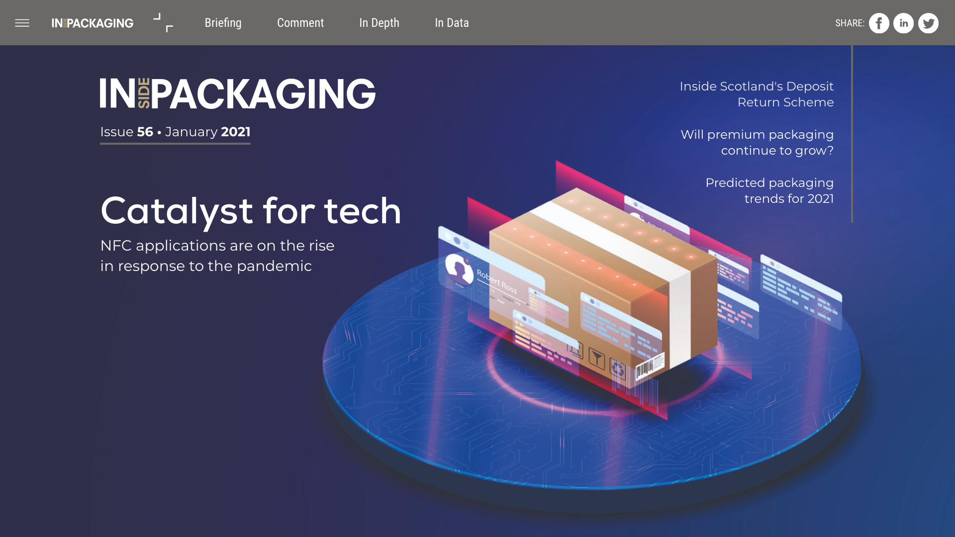 Catalyst for tech: new issue of Inside Packaging out now!