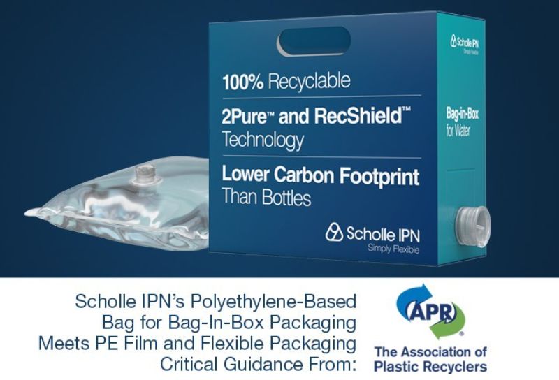 Scholle IPN introduces flexible bag-in-box packaging for water