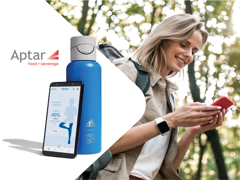 Aptar and REBO partner to introduce smart water bottle