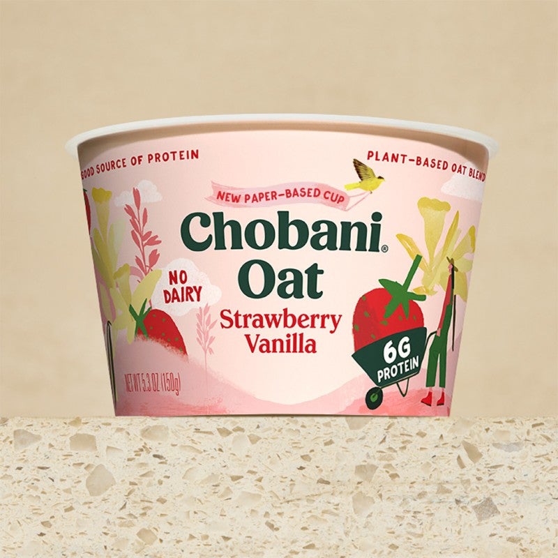 Chobani develops paper-based cup for yoghurt products