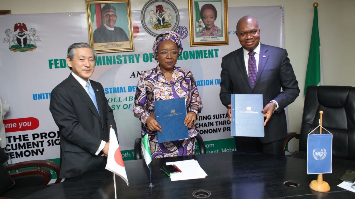 UNIDO and Japan partner on plastic waste initiative in Nigeria