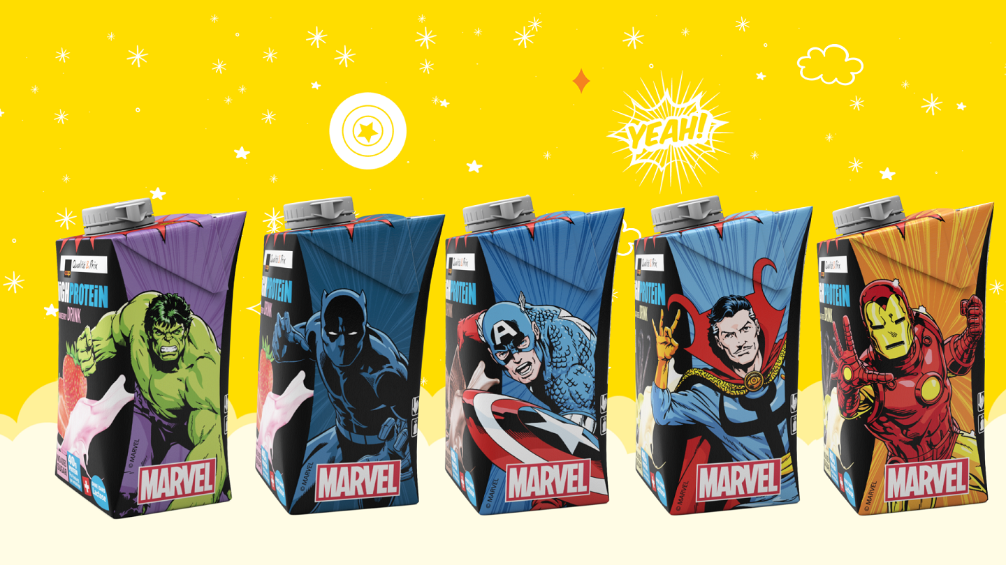 Tetra Pak with Disney and Marvel to revitalise its dairy drinks