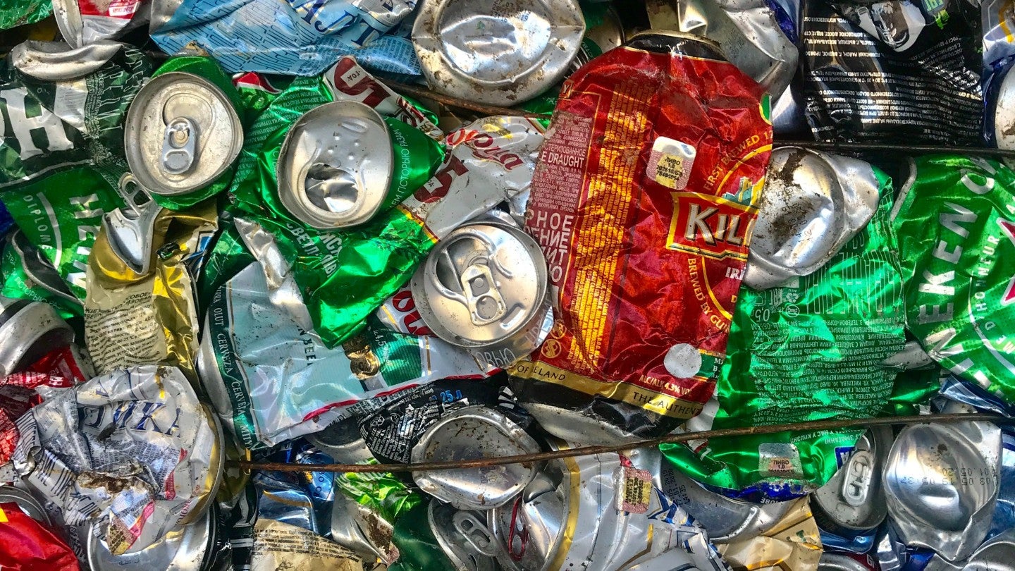 Aluminum Cans For Recycling Coffee Mug by Photo Researchers, Inc