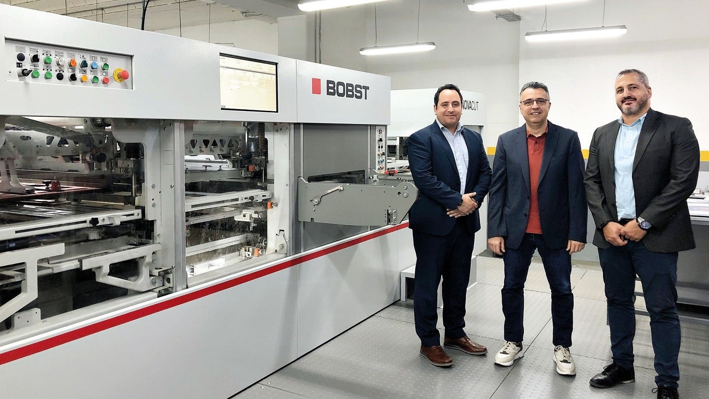 Byblos invests in BOBST's die-cutter machine
