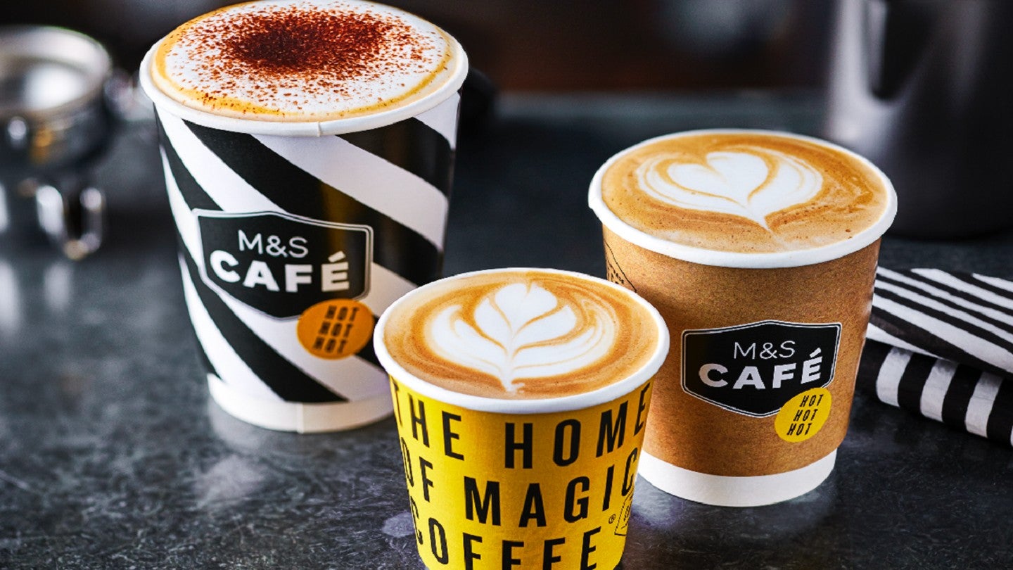 M&S rolls out 100% recyclable paper fibre cups across UK cafés