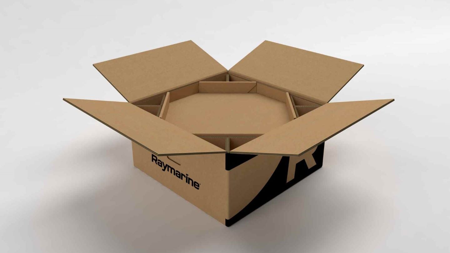 Raymarine collaborates with DS Smith for cardboard radar packaging
