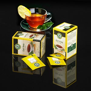 The Lebensbaum box and individual teabags have been wrapped with NatureFlex NVR film The Lebensbaum box and individual teabags have been wrapped with NatureFlex NVR film