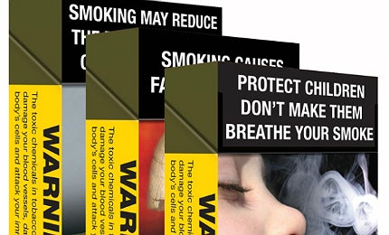 Anti-graphics plain packs