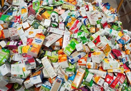 Recycling collections of beverage cartons in the UK