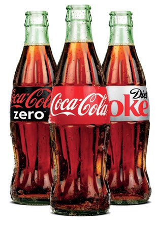 Coke bottles