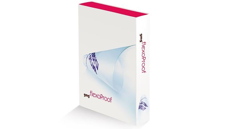 Flexproof box on white background