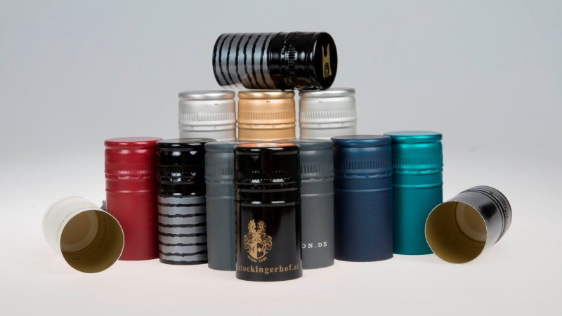 wine designed closures