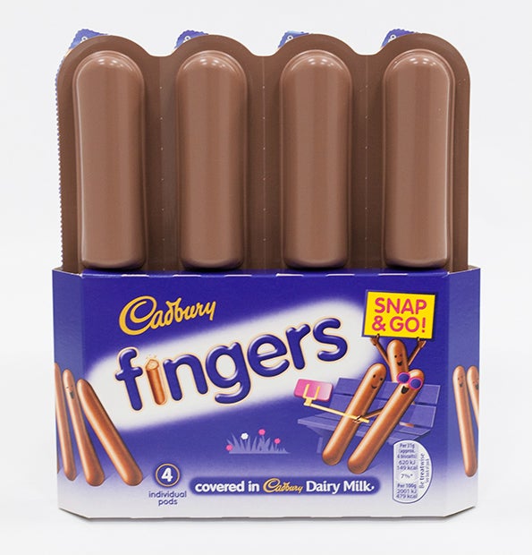 cadbury's fingers burton's biscuits