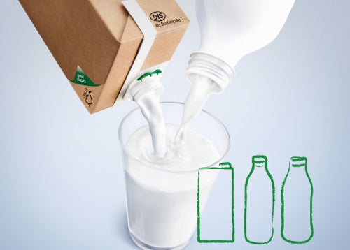 UHT milk packaging